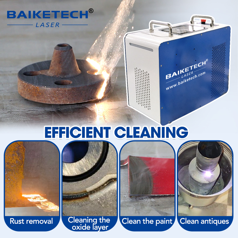 Industrial Applications Of Laser - Sistem Laser Portabel TH-FLC300T1 300W Pembersihan