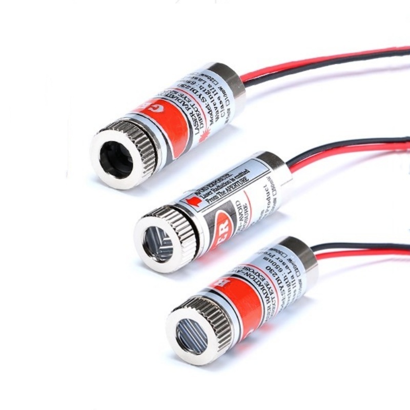 Industrial Laser Head - Modul Laser Merah 650nm 5mW Titik