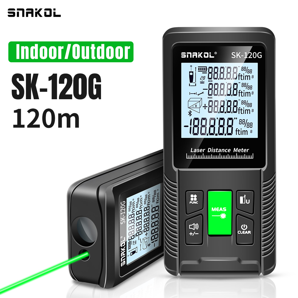 Industrial Laser Tape Measure - SNAKOL 3-in-1 Pengukur Jarak Laser Presisi