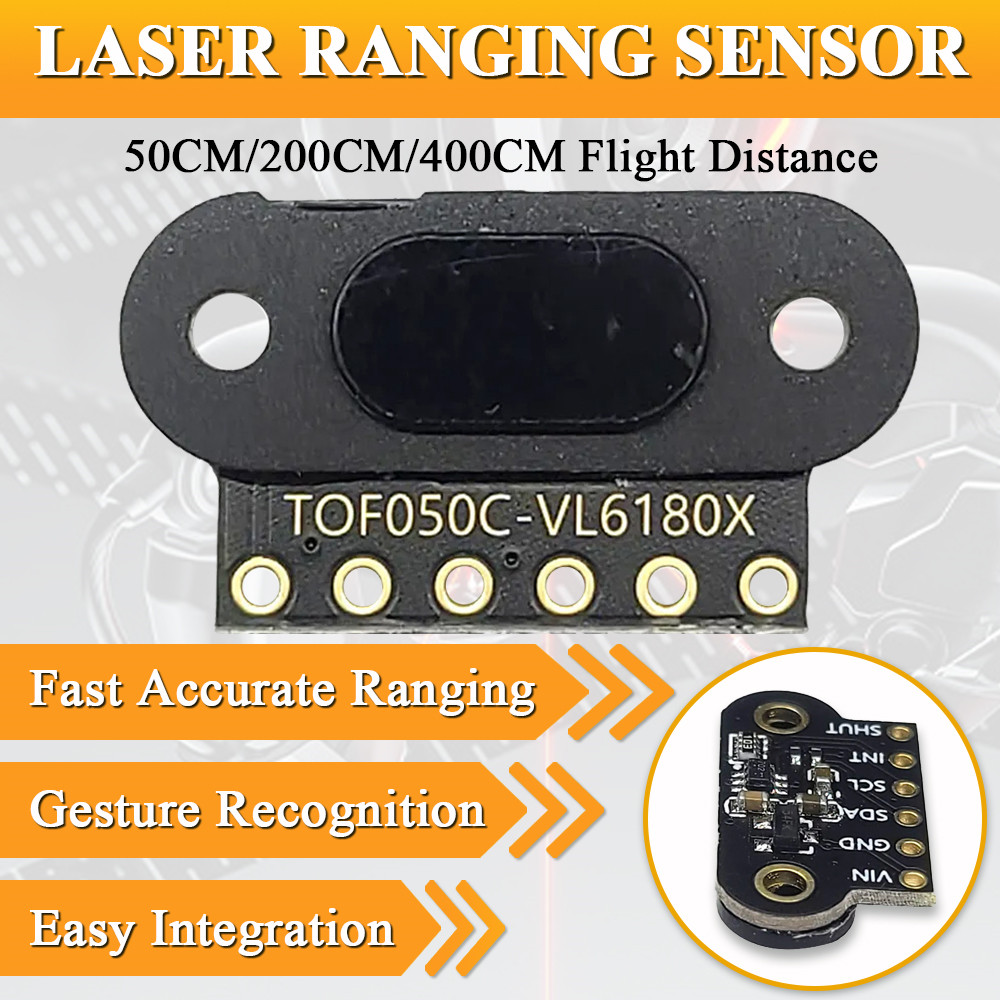 Industrial Laser Sensor - Modul Sensor jarak Laser untuk Arduino