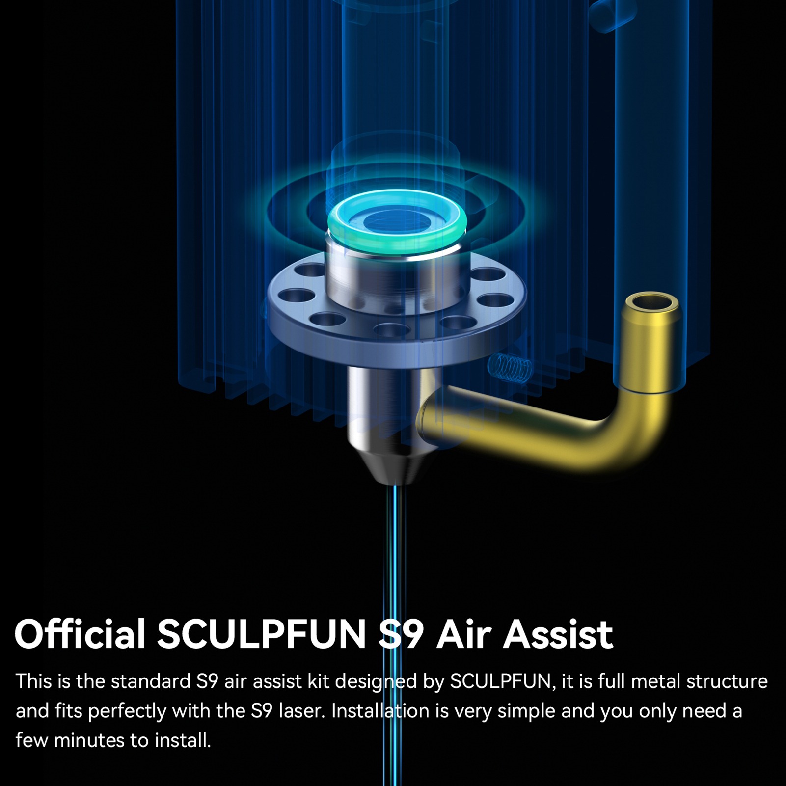 SCULPFUN Kit Nosel Bantuan Uda - Laser Nozzle Ceramic ulasan dan harga