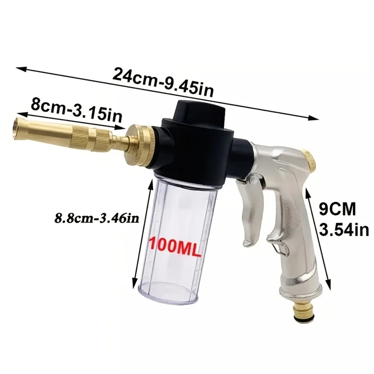Pistol Semprot Air Tekanan Tin - Laser Nozzle Ceramic ulasan dan harga