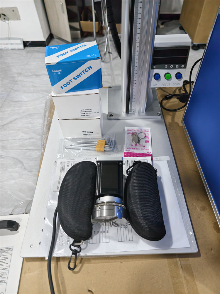 Mesin Penanda Laser UV 15W den - Laser Marking Machine ulasan dan harga