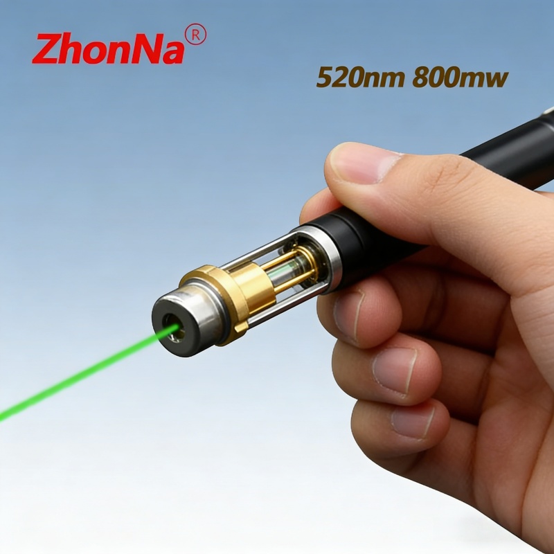 Modul Dioda Laser Hijau 800MW  - Laser Beam Expander ulasan dan harga