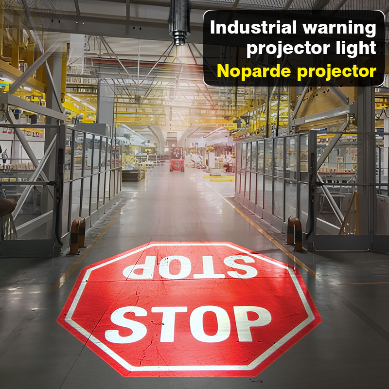 Proyektor Gobo Lampu Stop LED  - Industrial Laser Projector ulasan dan harga