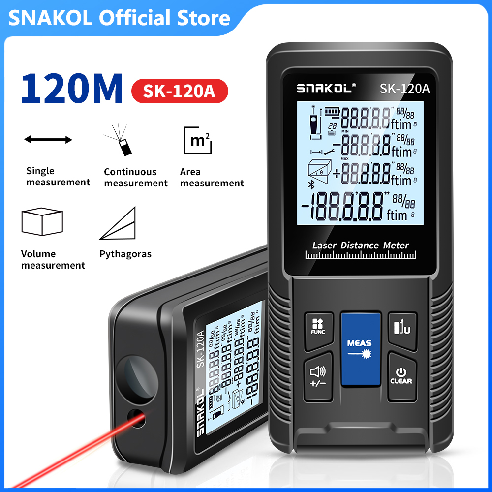 SNAKOL pengukur jarak Laser, a - Industrial Laser Tape Measure ulasan dan harga