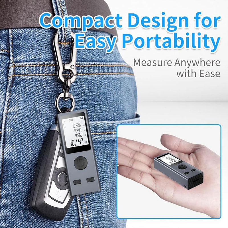 Pengukur Jarak Laser Mini Peng - Industrial Laser Tape Measure ulasan dan harga